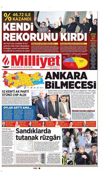 Seçim manşetleri