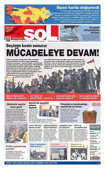 Seçim manşetleri