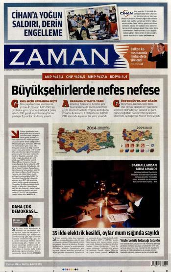 Seçim manşetleri