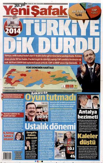 Seçim manşetleri