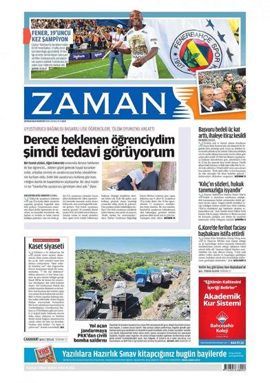 Fenerbahçenin şampiyonluğu gazete manşetlerinde