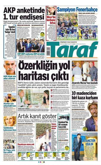 Fenerbahçenin şampiyonluğu gazete manşetlerinde