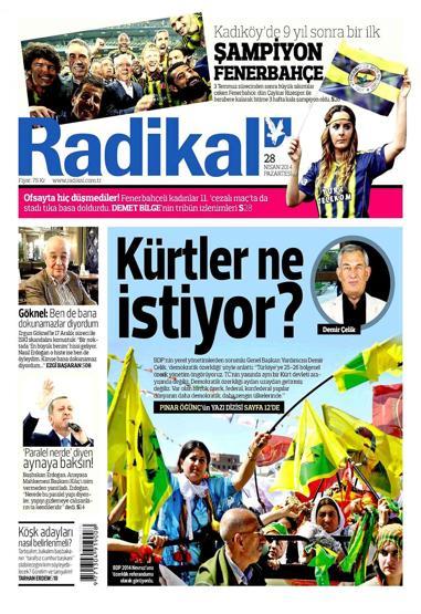 Fenerbahçenin şampiyonluğu gazete manşetlerinde