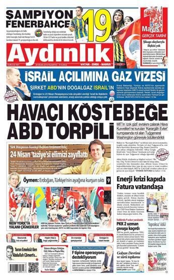 Fenerbahçenin şampiyonluğu gazete manşetlerinde