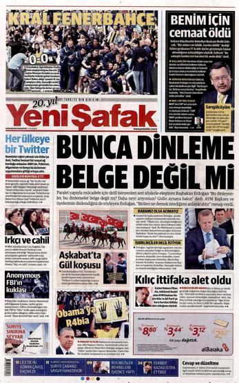 Fenerbahçenin şampiyonluğu gazete manşetlerinde