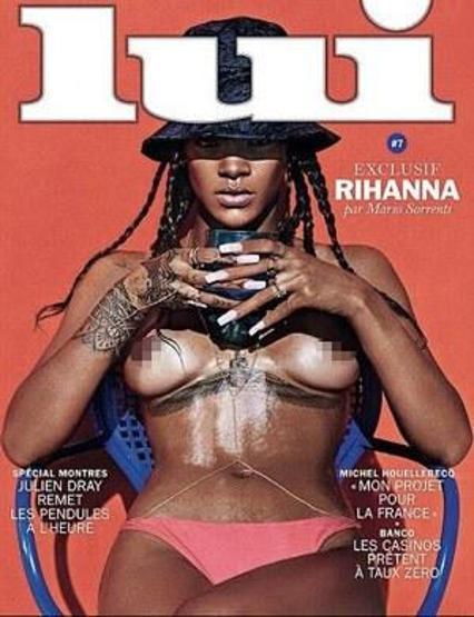 Rihannadan olay yaratan pozlar