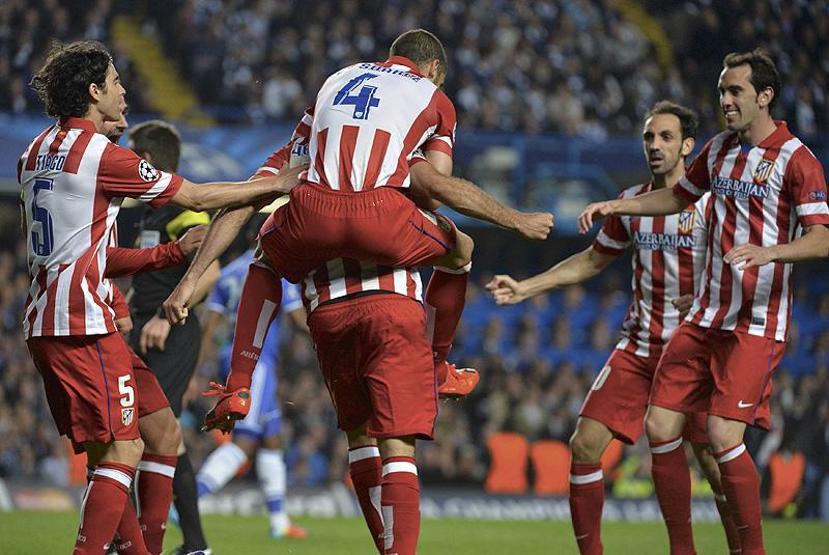 Chelsea - Atletico Madrid maçından çarpıcı kareler