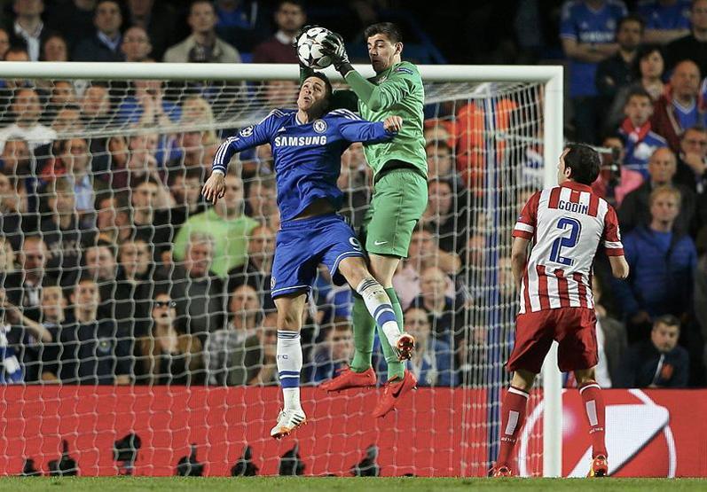 Chelsea - Atletico Madrid maçından çarpıcı kareler