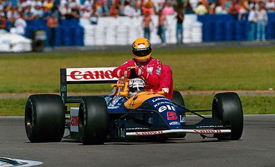 Ayrton Senna kaza yaptığı pistte anıldı