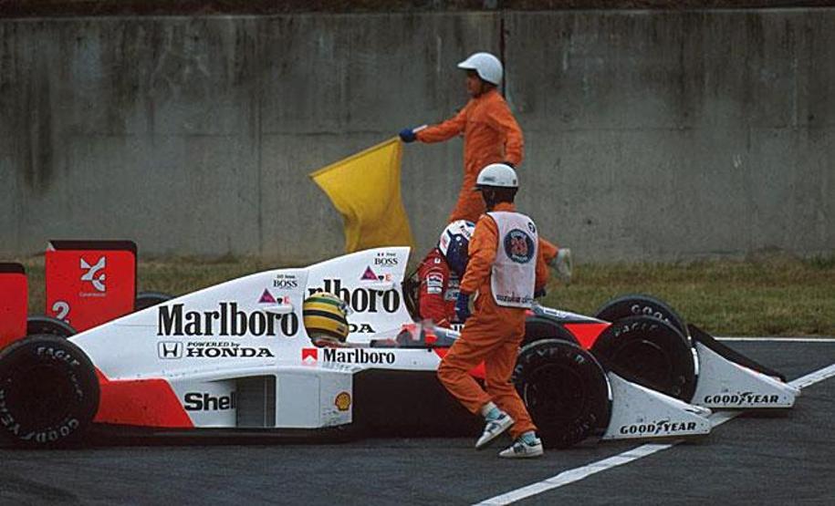 Ayrton Senna kaza yaptığı pistte anıldı