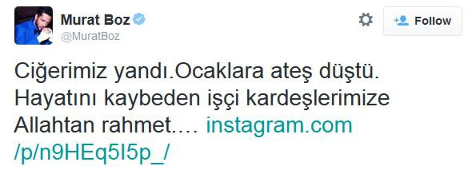 Ünlü isimlerden Soma faciası tweetleri