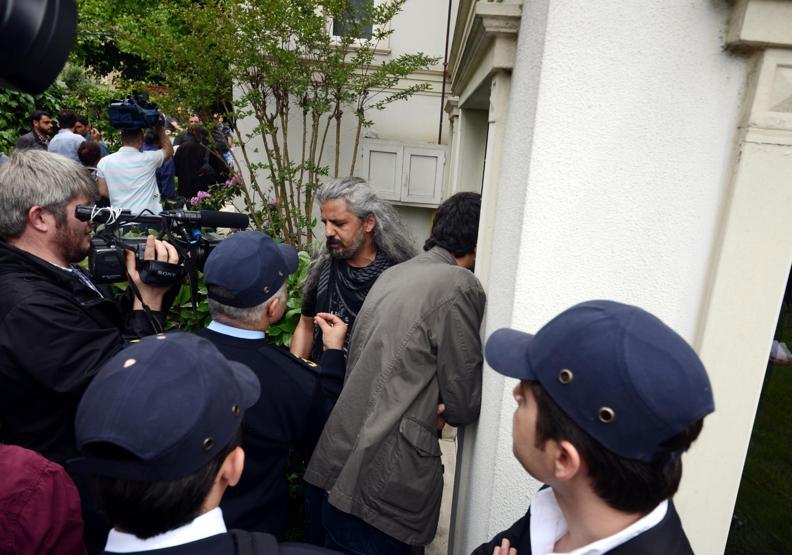 Soma Holding önünde protesto