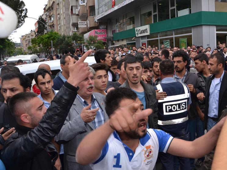 Başbakan Erdoğana Somada protesto