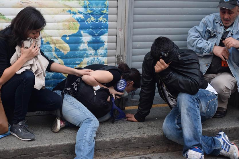 Taksimdeki Soma yürüyüşüne sert müdahale