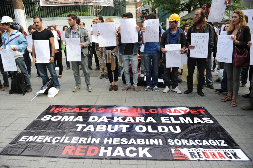 Taksimdeki Soma yürüyüşüne sert müdahale