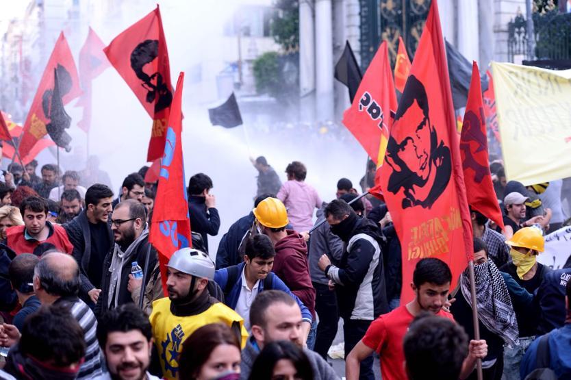 Taksimdeki Soma yürüyüşüne sert müdahale