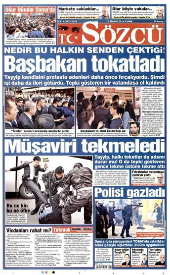 Soma faciası manşetlerde