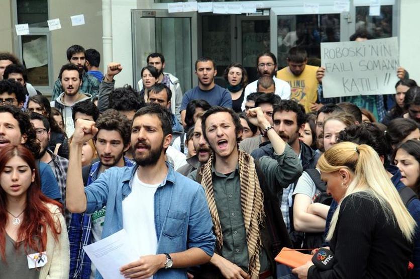 İTÜ Maden Fakültesinde Soma işgali sona erdi