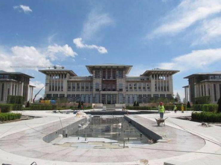 İşte bin odalı yeni Başbakanlık binasından ilk kareler....