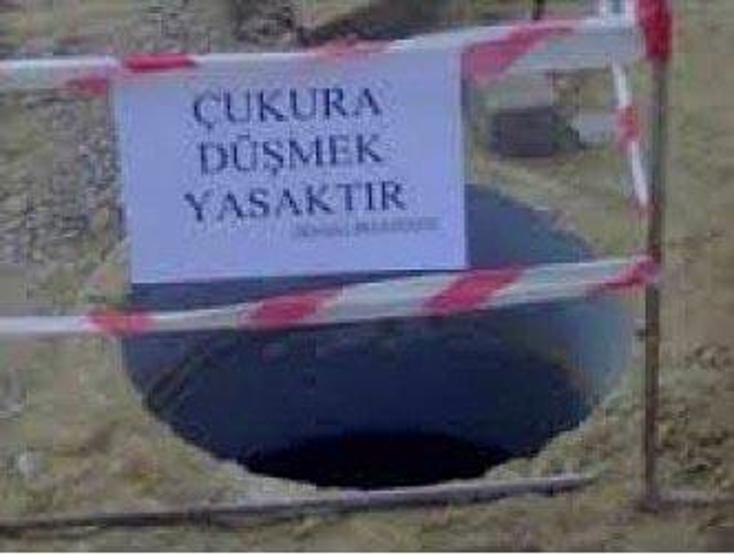 İbretlik yasak levhaları