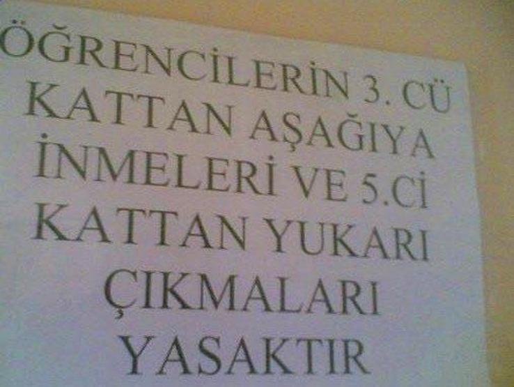 İbretlik yasak levhaları
