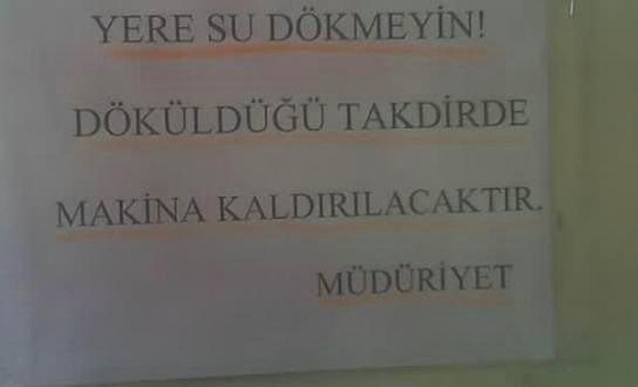 İbretlik yasak levhaları