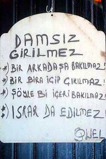 İbretlik yasak levhaları