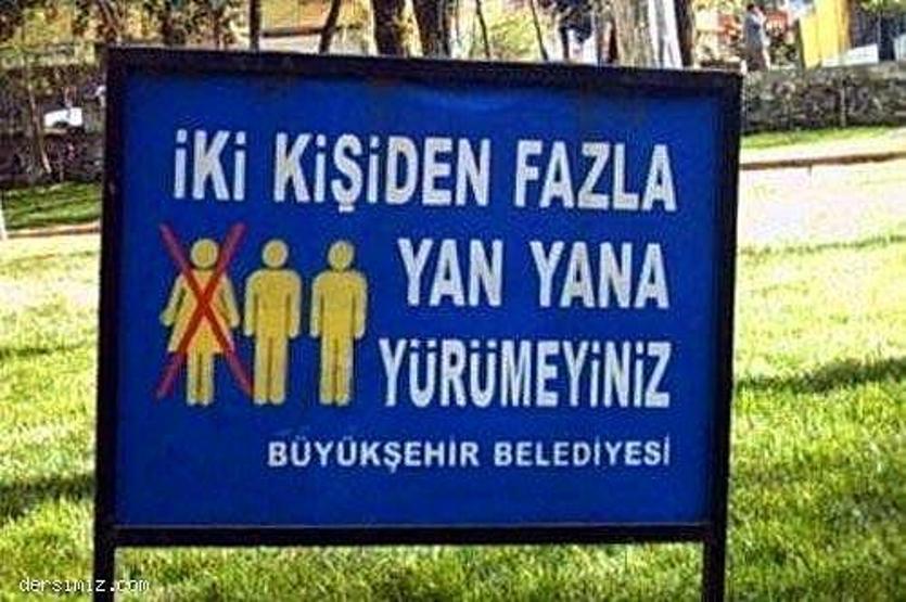 İbretlik yasak levhaları