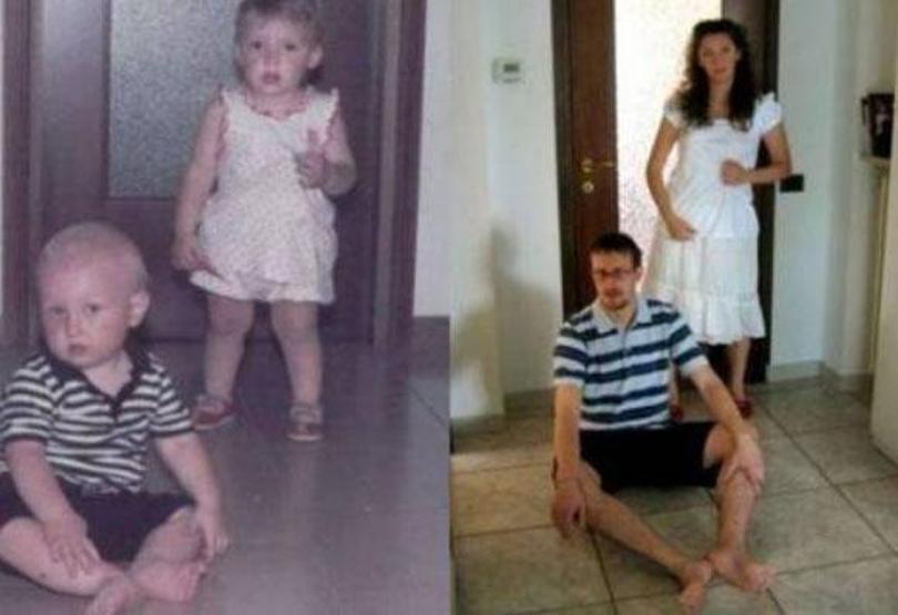 Yıllar sonra aynı pozlar