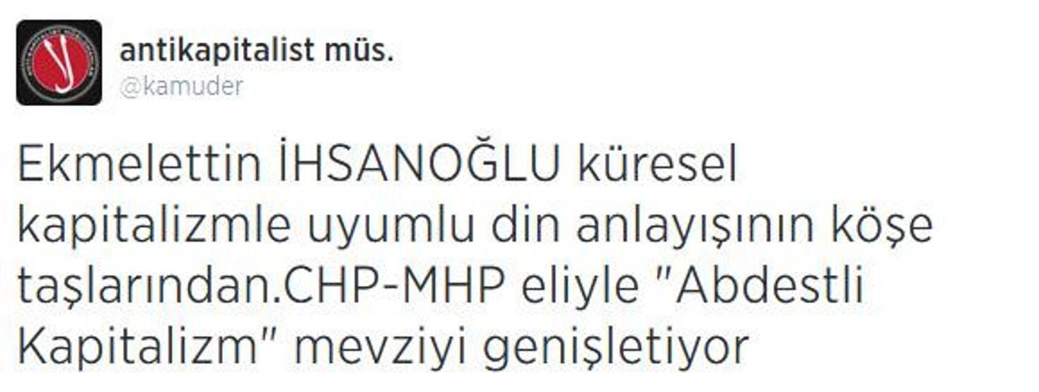 Ekmeleddin İhsanoğlu Twitterda TT oldu