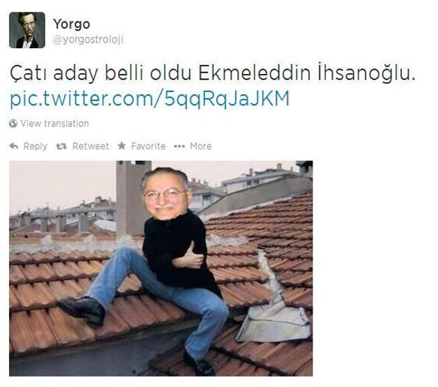 Ekmeleddin İhsanoğlu Twitterda TT oldu
