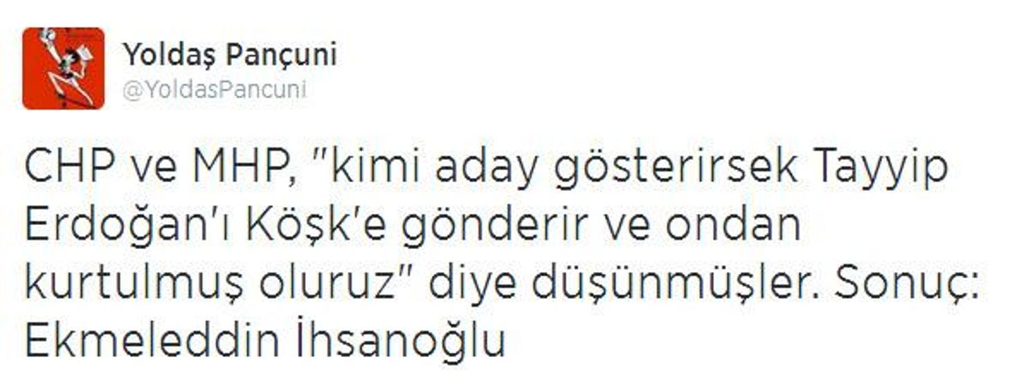Ekmeleddin İhsanoğlu Twitterda TT oldu