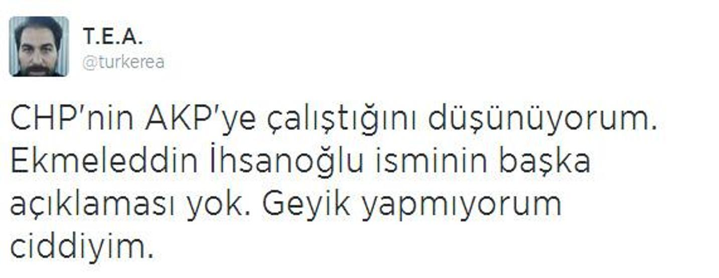 Ekmeleddin İhsanoğlu Twitterda TT oldu