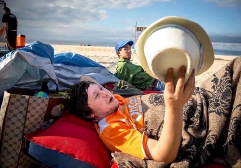 Copacabana Plajı yatakhaneye döndü