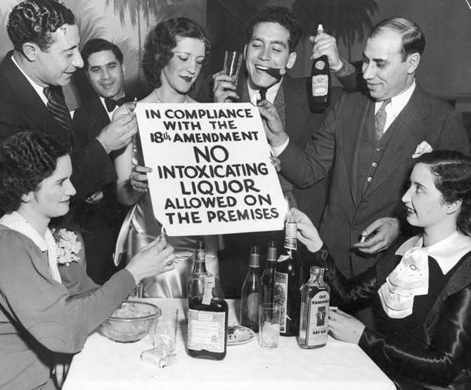 Alkol yasağı kalktığında Amerika