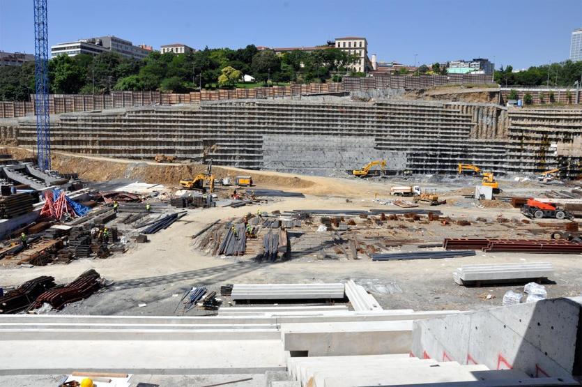 Vodafone Arena inşaatından yeni fotoğraflar