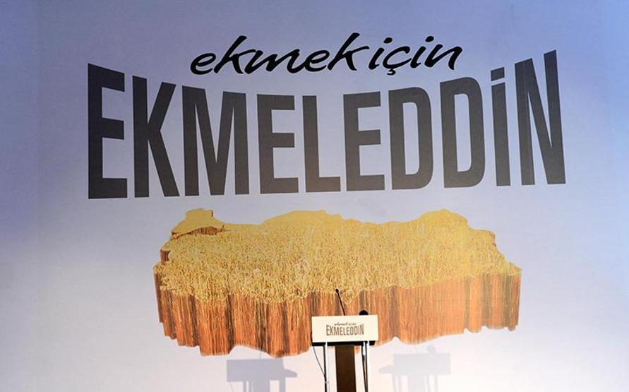 İşte İhsanoğlunun kampanya sloganı ve logosu...