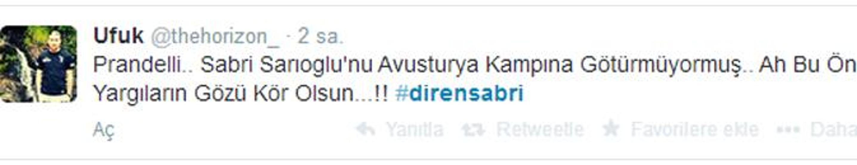 Taraftar Sabri Reyiz için ayakta