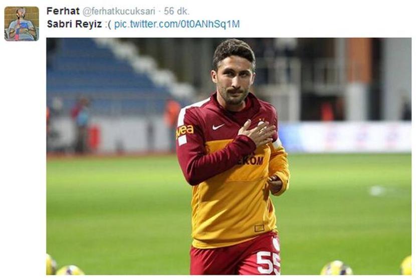Taraftar Sabri Reyiz için ayakta