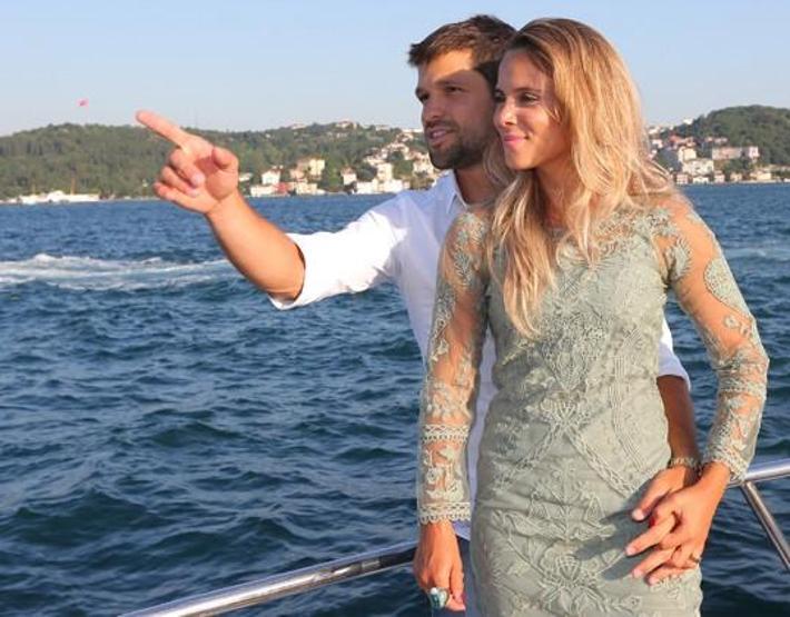 Diego Ribas, ailesiyle boğaz turu yaptı