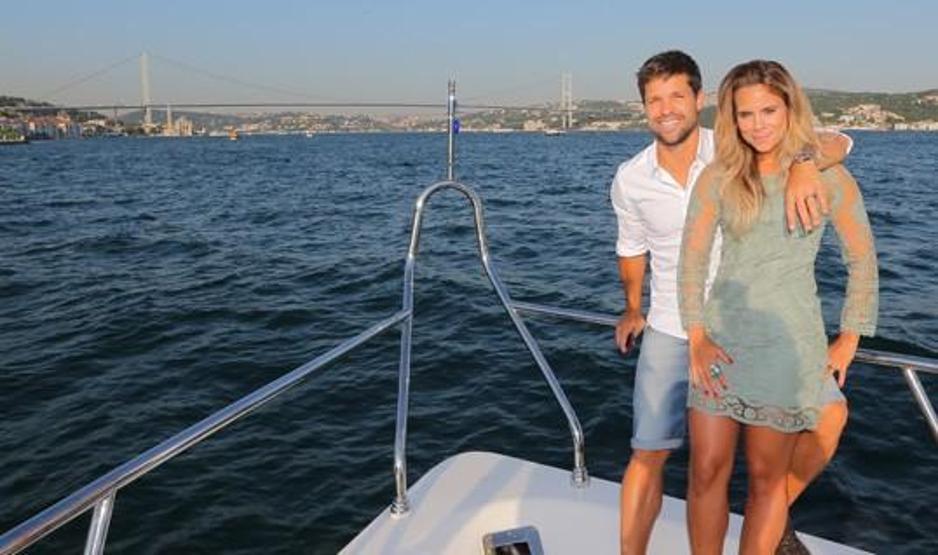 Diego Ribas, ailesiyle boğaz turu yaptı
