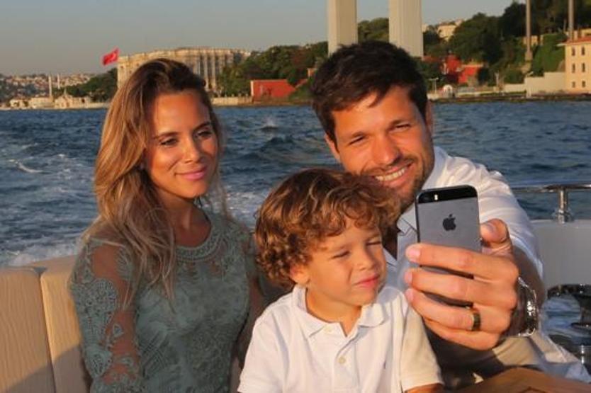 Diego Ribas, ailesiyle boğaz turu yaptı