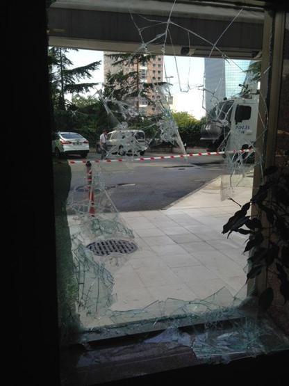İsrail Başkonsolosluğunda protesto
