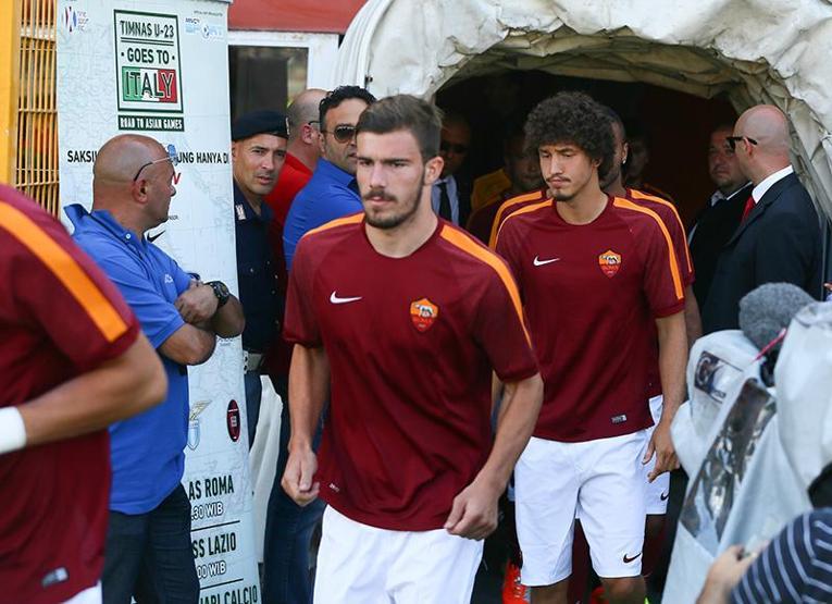 Salih Uçan, Romadaki ilk maçında golünü attı