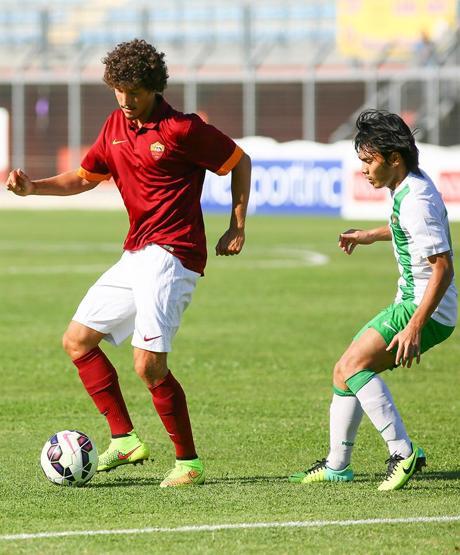 Salih Uçan, Romadaki ilk maçında golünü attı