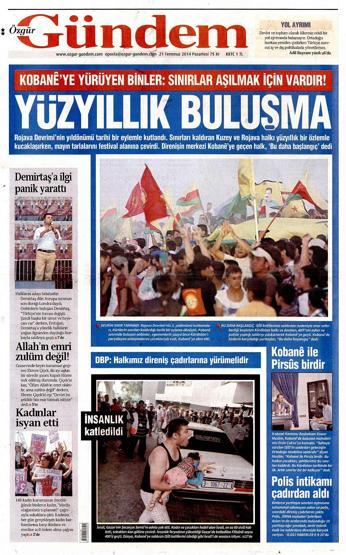 21 Temmuz gazete manşetleri