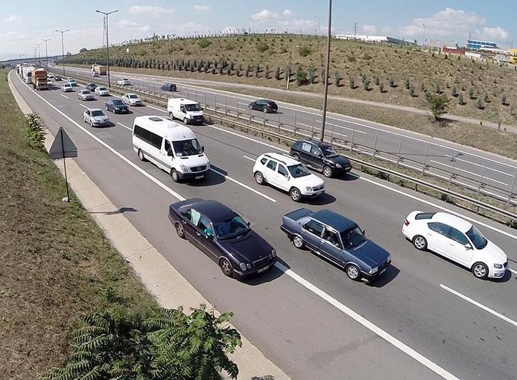 TEM otoyolunda sahur yaptılar