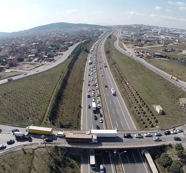 TEM otoyolunda sahur yaptılar