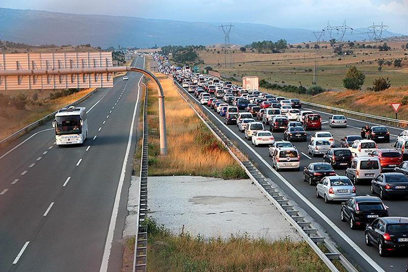 TEM otoyolunda sahur yaptılar