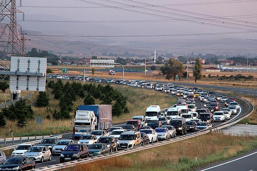TEM otoyolunda sahur yaptılar